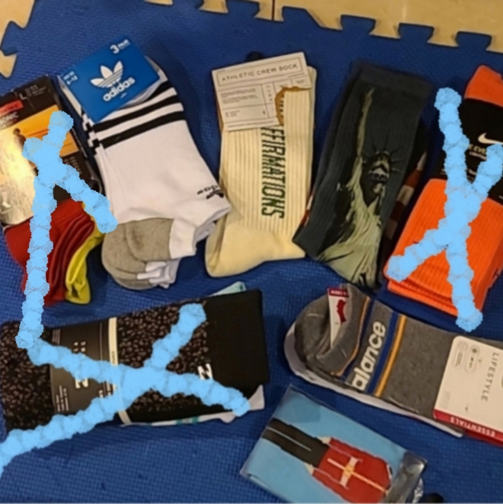 8 adidas UO zumiez vintage crew and ankle sock bunde